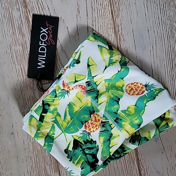 Wildfox Sweat Palms & Pinas Leggings Small NWT - Picture 6 of 7